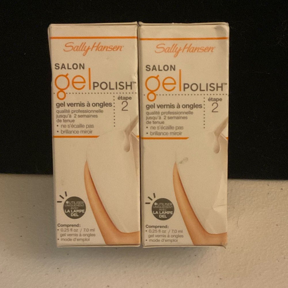 Sally Hansen Salon Gel Polish 2 Bottles For Kdriscol Only